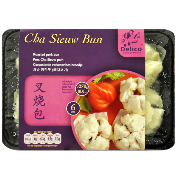 Frozen Cha Siu Bao 6 Pieces Asian Alley Shopping