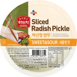 CJ Ridikėlis, marinuotas įvyniojimui Sweet &amp; Sour 320 GR