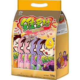 WANT WANT  Fruit Jelly Drink Variety Pack 150 ML x 5 Packs