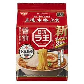 NISSIN - RAOH SHOYU - Ramen noodles with soy sauce soup base 303 GR