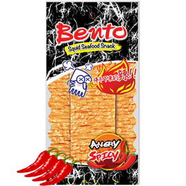 BENTO Angry Spicy Seafood Flavor Snack (Black) 20g TH