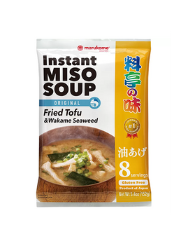 MARUKOME Miso Soup Fried Tofu & Wakame  152 GR