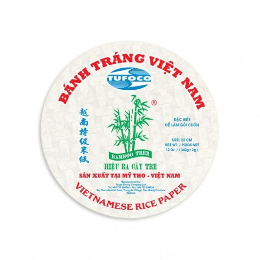 BA CAY TRE Bamboo Tree Rīspapīrs 22 cm 400 GR VN